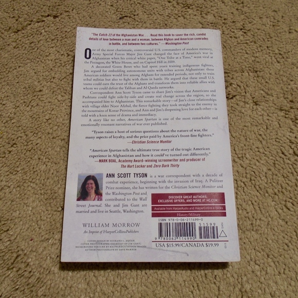 AMERICAN SPARTAN by Ann Scott Tyson - Picture 2 of 6